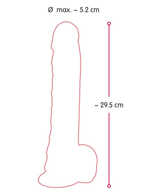 Фалоімітатор з мошонкою - Nature Skin Large Bendable Dildo Фалоімітатор з мошонкою - Nature Skin Large Bendable Dildo