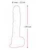 Фалоімітатор з мошонкою - Nature Skin Large Bendable Dildo Фалоімітатор з мошонкою - Nature Skin Large Bendable Dildo