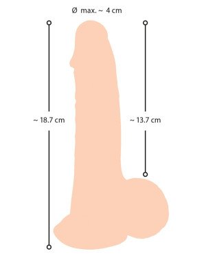 Фалоімітатор - Nature Skin Dildo With Movable Skin