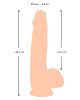 NS Dildo with movable skin 25 NS Dildo with movable skin 25