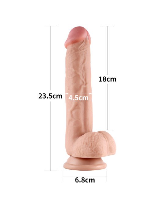 Фалоімітатор - Sliding-Skin Dual Layer Dong 9.5 Фалоімітатор - Sliding-Skin Dual Layer Dong 9.5