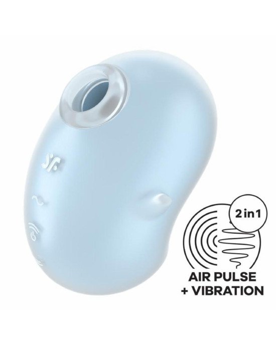 Вакуумний стимулятор - Satisfyer Cutie Ghost Blue Вакуумний стимулятор - Satisfyer Cutie Ghost Blue