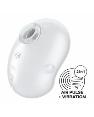 Вакуумний стимулятор - Satisfyer Cutie Ghost White