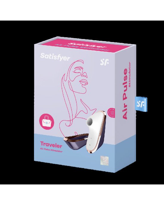 Вакуумний кліторальний вібратор - Satisfyer Traveler Вакуумний кліторальний вібратор - Satisfyer Traveler
