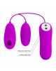 Віброяйце з кліторальним стимулятором - Pretty Love Suction & Vibro Bullets Purple Віброяйце з кліторальним стимулятором - Pretty Love Suction & Vibro Bullets Purple