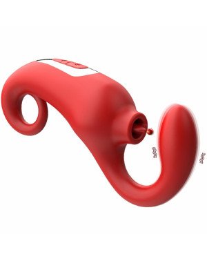 Вібратор - Merfi, 10 Vibration Functions, 10 Frequency Tongue Licking USB