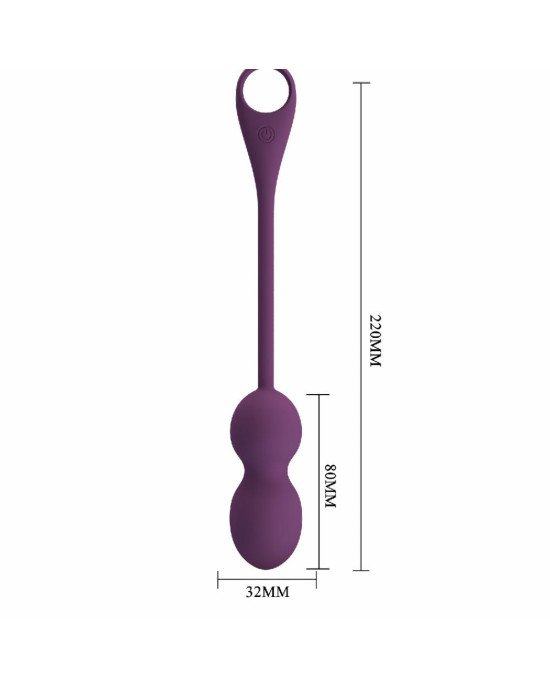 Віброяйце - Pretty Love Elvira Balls Dark Purple