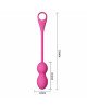 Віброкульки - Pretty Love Elvira Vibrating Egg Pink (App) Віброкульки - Pretty Love Elvira Vibrating Egg Pink (App)