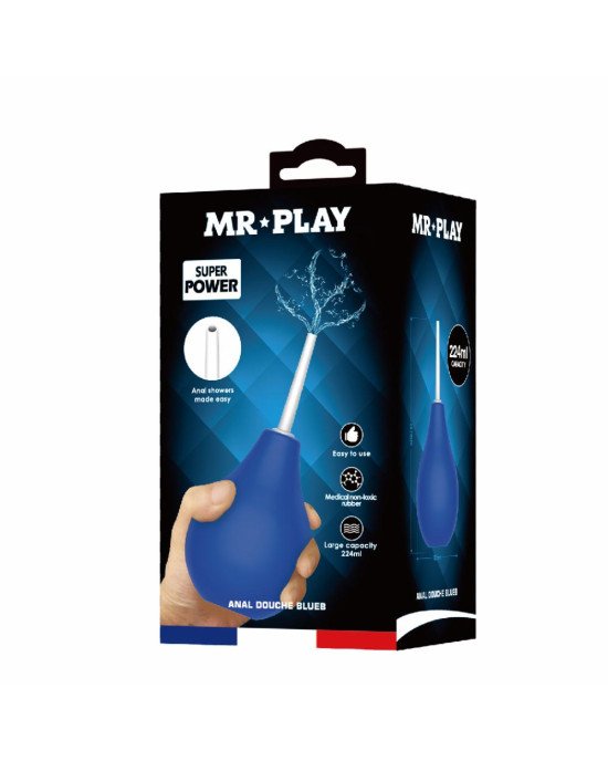 Анальний душ - Mr.Play Anal Douche Blueb Blue Анальний душ - Mr.Play Anal Douche Blueb Blue