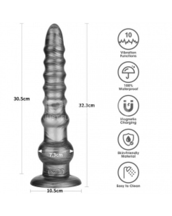 Вібратор - King Sized Vibrating Vibrax Slider 12.5 Вібратор - King Sized Vibrating Vibrax Slider 12.5