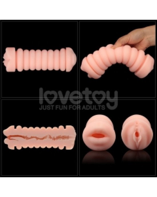 Мастурбатор - Virgin-Skin Blowout Stroker Vagina and Mouth Мастурбатор - Virgin-Skin Blowout Stroker Vagina and Mouth