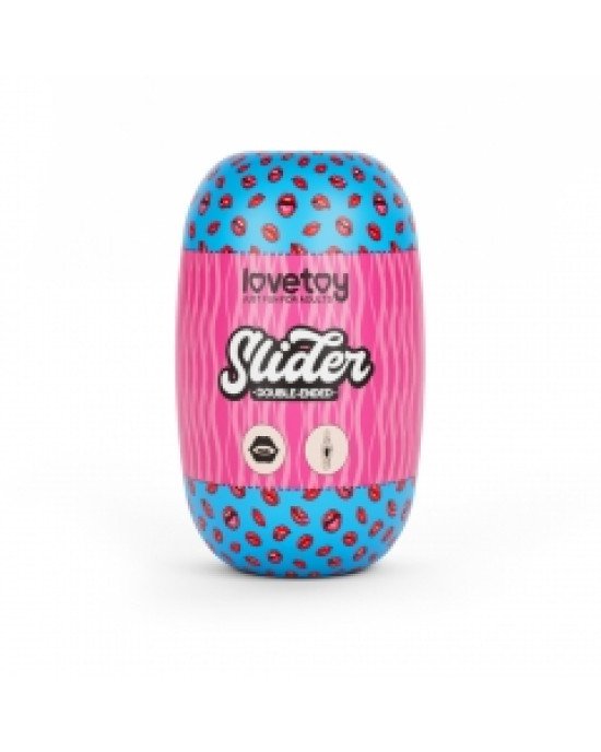 Мастурбатор - Slider Double-Ended Masturbator Mouth and Vagina Мастурбатор - Slider Double-Ended Masturbator Mouth and Vagina