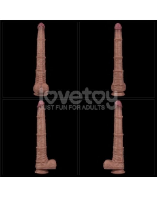 Фалоімітатор - Dual Layered Bendable Silicone Cock XXL 16'' Flesh Фалоімітатор - Dual Layered Bendable Silicone Cock XXL 16'' Flesh