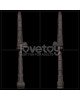 Фалоімітатор - Dual Layered Bendable Silicone Cock XXL 16'' Black