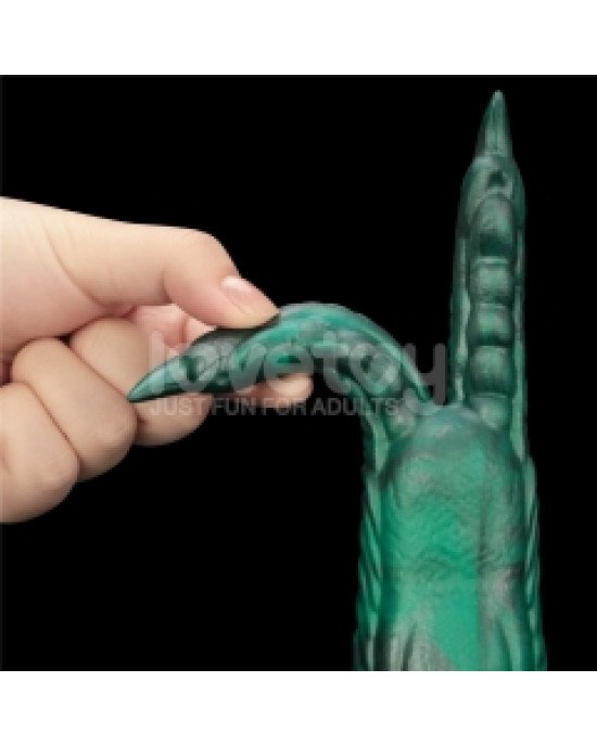 Вібростимулятор - Double-Claw Vibrating Silicone Dildo Savage Charm Вібростимулятор - Double-Claw Vibrating Silicone Dildo Savage Charm