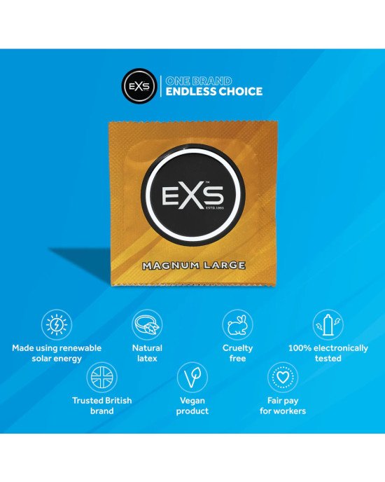 Презервативи - EXS Magnum, 48 шт. Презервативи - EXS Magnum, 48 шт.