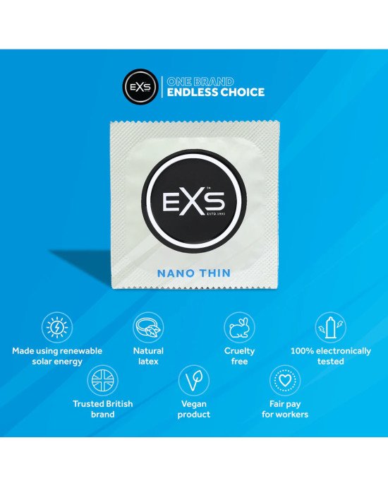 Презервативи - EXS Nano Thin, 48 шт. Презервативи - EXS Nano Thin, 48 шт.