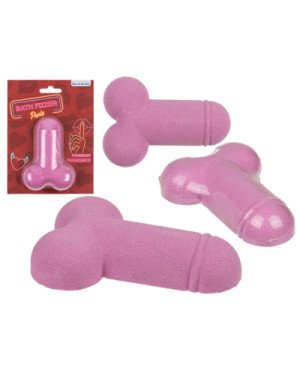Бомбочка для ван Bath Fizzer Penis Strawberry, 100 г