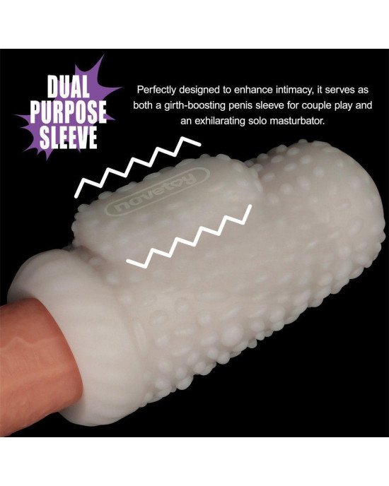 Мастурбатор - Knights Ring Vibrating Dual Purpose Sleeve-Drip Мастурбатор - Knights Ring Vibrating Dual Purpose Sleeve-Drip