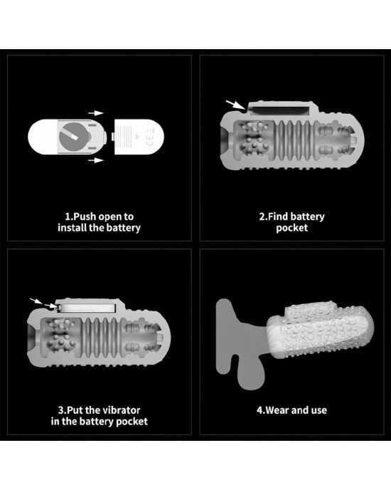 Мастурбатор - Knights Ring Vibrating Dual Purpose Sleeve-Drip Мастурбатор - Knights Ring Vibrating Dual Purpose Sleeve-Drip