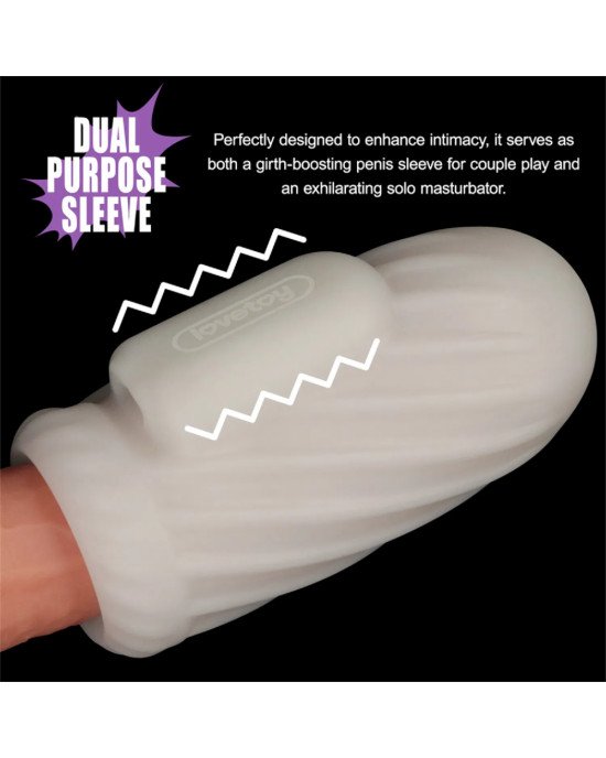 Мастурбатор - Knights Ring Vibrating Dual Purpose Sleeve-Spiral Мастурбатор - Knights Ring Vibrating Dual Purpose Sleeve-Spiral