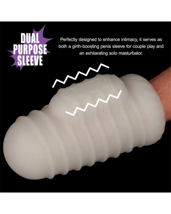 Мастурбатор - Knights Ring Vibrating Dual Purpose Sleeve-Wavy Мастурбатор - Knights Ring Vibrating Dual Purpose Sleeve-Wavy