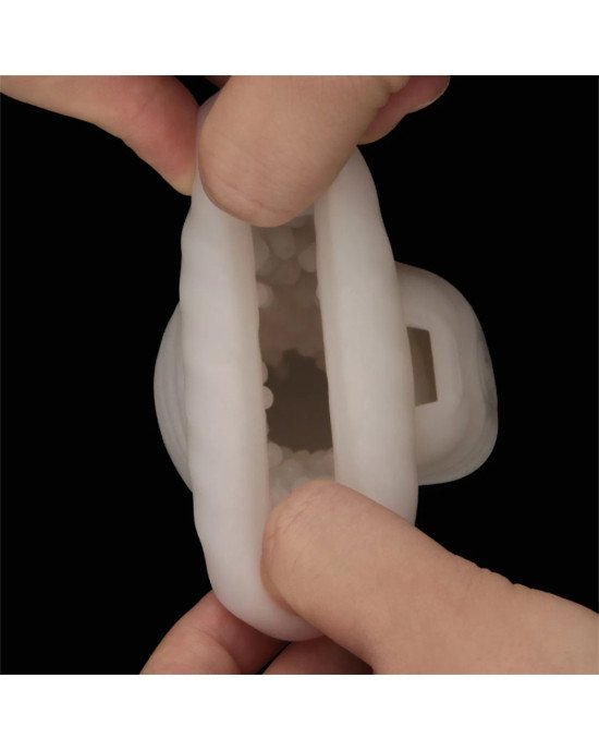Мастурбатор - Knights Ring Vibrating Dual Purpose Sleeve-Wavy Мастурбатор - Knights Ring Vibrating Dual Purpose Sleeve-Wavy