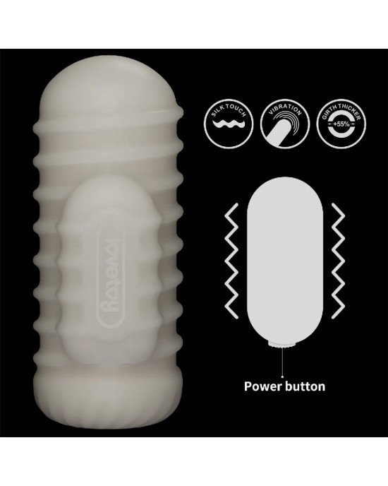 Мастурбатор - Knights Ring Vibrating Dual Purpose Sleeve-Wavy Мастурбатор - Knights Ring Vibrating Dual Purpose Sleeve-Wavy