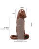 Насадка на член - Brave Man Vibrating Penis Sleeve Flesh Насадка на член - Brave Man Vibrating Penis Sleeve Flesh