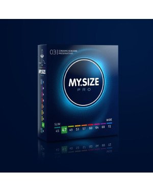 Презервативи - My.Size Pro 47, 3 шт.
