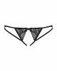Жіночі стрінги - Obsessive Picantina Crotchless Thong Black L/XL Жіночі стрінги - Obsessive Picantina Crotchless Thong Black L/XL