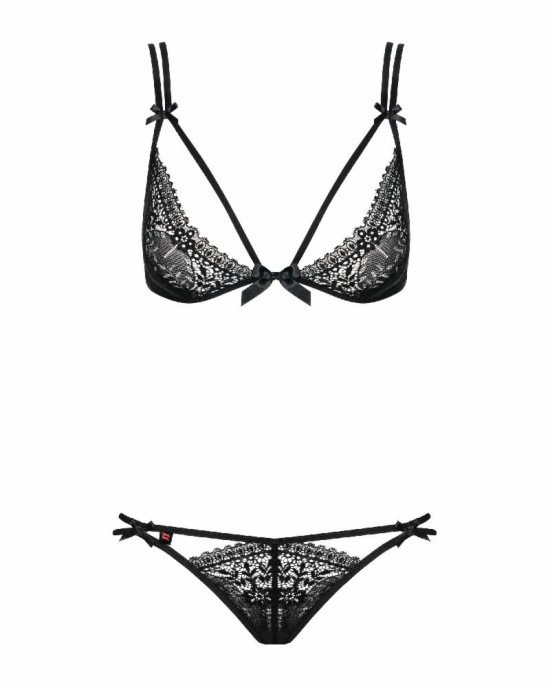Комплект білизни - Obsessive Intensa Set Black L/XL Комплект білизни - Obsessive Intensa Set Black L/XL