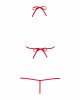 Боді - Obsessive Luiza Body Red S/M Боді - Obsessive Luiza Body Red S/M