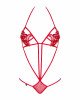Боді - Obsessive Luiza Body Red S/M Боді - Obsessive Luiza Body Red S/M