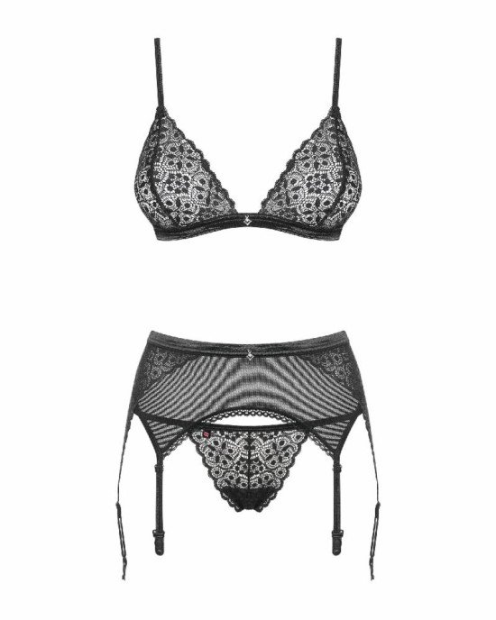 Комплект білизни - Obsessive Shibu Set Black S/M Комплект білизни - Obsessive Shibu Set Black S/M