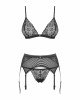 Комплект білизни - Obsessive Shibu Set Black S/M Комплект білизни - Obsessive Shibu Set Black S/M