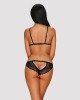 Комплект білизни - Obsessive Millagro Set Black L/XL Комплект білизни - Obsessive Millagro Set Black L/XL
