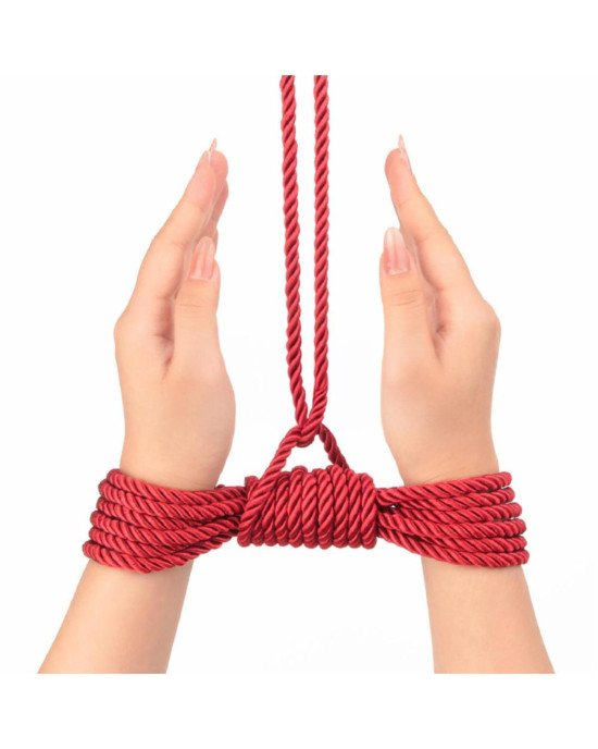Мотузка - Rebellion Reign Red Bondage Rope, 10 м Мотузка - Rebellion Reign Red Bondage Rope, 10 м