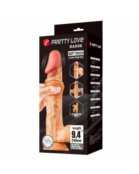 Вібратор - Pretty Love Sliding Skin 9.4 Вібратор - Pretty Love Sliding Skin 9.4