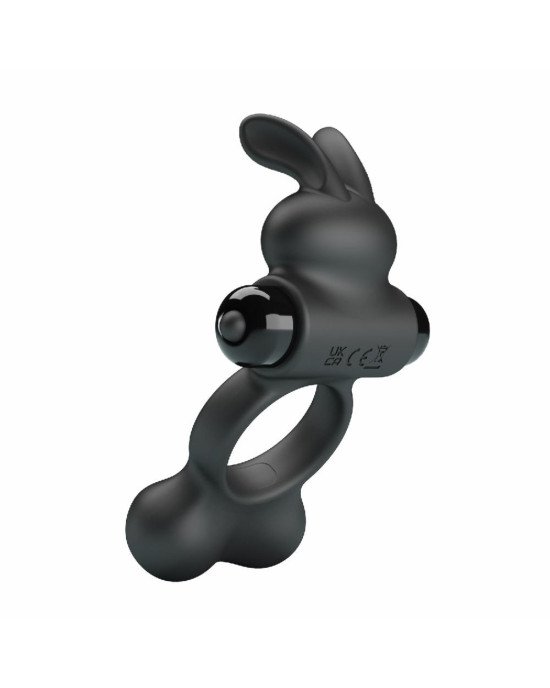 Ерекційне кільце - Pretty Love Vibrant Penis Ring Yusuf Black Ерекційне кільце - Pretty Love Vibrant Penis Ring Yusuf Black