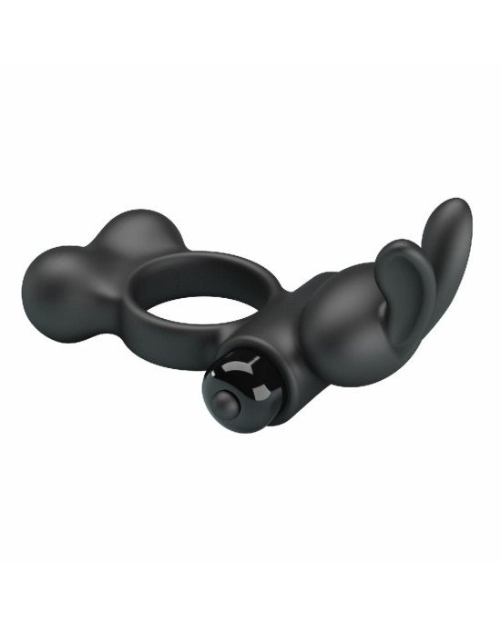Ерекційне кільце - Pretty Love Vibrant Penis Ring Yusuf Black Ерекційне кільце - Pretty Love Vibrant Penis Ring Yusuf Black