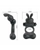 Ерекційне кільце - Pretty Love Vibrant Penis Ring Yusuf Black Ерекційне кільце - Pretty Love Vibrant Penis Ring Yusuf Black
