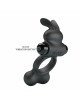 Ерекційне кільце - Pretty Love Vibrant Penis Ring Yusuf Black Ерекційне кільце - Pretty Love Vibrant Penis Ring Yusuf Black