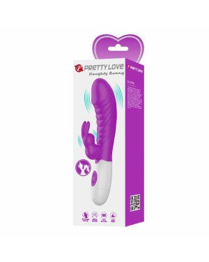 Вібратор - Pretty Love Naughty Bunny Vibrator Purple