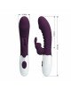 Вібратор - Pretty Love Naughty Bunny Vibrator Dark Purple Вібратор - Pretty Love Naughty Bunny Vibrator Dark Purple