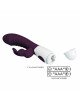 Вібратор - Pretty Love Naughty Bunny Vibrator Dark Purple Вібратор - Pretty Love Naughty Bunny Vibrator Dark Purple