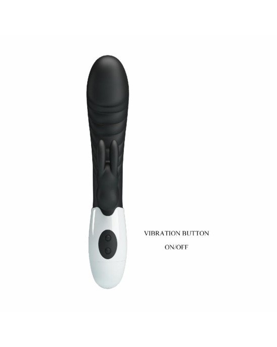 Вібратор - Pretty Love Naughty Bunny Vibrator Black Вібратор - Pretty Love Naughty Bunny Vibrator Black
