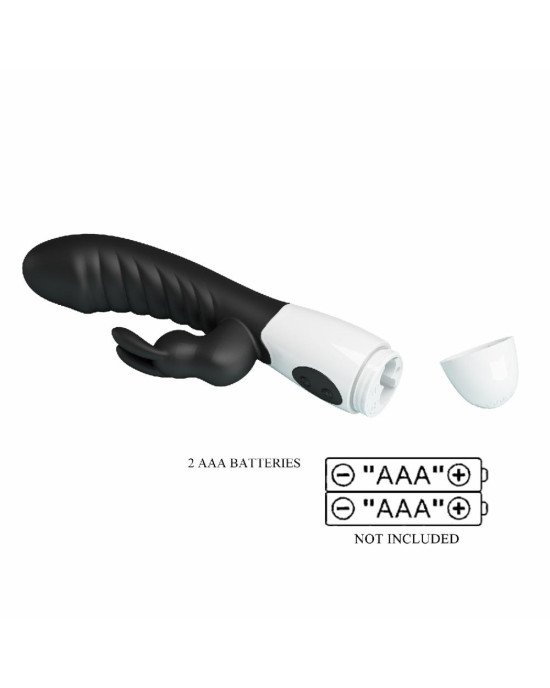 Вібратор - Pretty Love Naughty Bunny Vibrator Black Вібратор - Pretty Love Naughty Bunny Vibrator Black