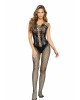 Бодістокінг - Bodystocking 6814, Black, S/L