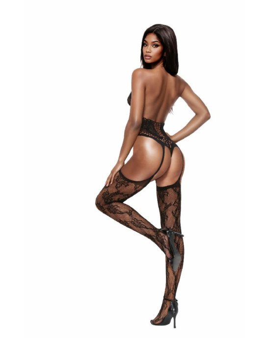 Бодістокінг - Bodystocking 6090, Black, S/L